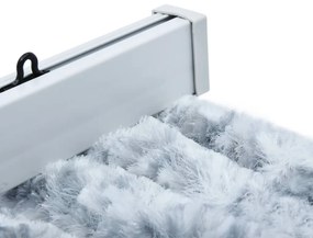 VidaXL Σήτα - Κουρτίνα Πόρτας Λευκό / Γκρι 56 x 185 εκ. από Σενίλ