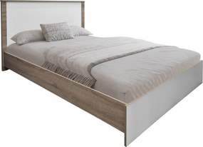 Σετ Κρεβατοκάμαρας Athos Sonoma Λευκό με Κρεβάτι 140x200εκ Σετ 3τεμ