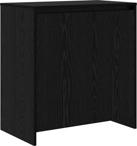 vidaXL Πλαϊνό γραφείο με συρτάρι 3 pcs Μαύρη Οξυά 70 x 41 x 75 εκ.