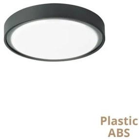 Πλαφονιέρα Φωτιστικό Οροφής Anabella 4,4Χ30 Viokef-4257301-Μαύρο 4257301