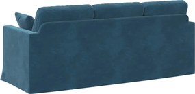 vidaXL Καναπές Μπλε 198 x 78 x 80 εκ Βελούδο