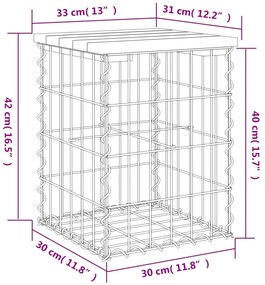 ΠΑΓΚΑΚΙ ΚΗΠΟΥ ΣΥΡΜΑΤΟΚΙΒΩΤΙΟ 33X31X42 ΕΚ. ΕΜΠΟΤ. ΞΥΛΟ ΠΕΥΚΟΥ 834328