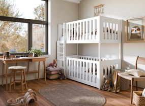 KONRAD 90x190 white bunk bed Lano Furniture
