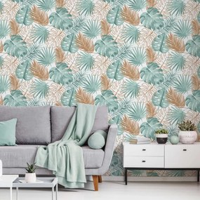 DUTCH WALLCOVERINGS ΤΑΠΕΤΣΑΡΙΑ ΤΟΙΧΟΥ ΦΥΛΛΑ ΜΟΝΣΤΕΡΑ ΠΡΑΣΙΝΗ 426235