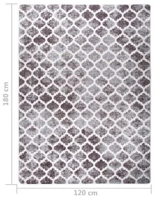 Χαλί Πλενόμενο Αντιολισθητικό Πολύχρωμο 120 x 180 εκ. - Πολύχρωμο