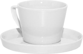 Φλυτζάνι Καφέ 220ml + Πιατάκι Estia Kyra White 07-39035