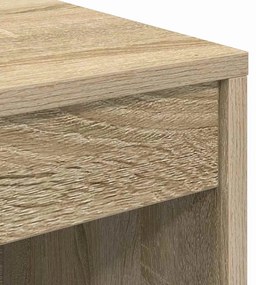 vidaXL Γραφείο Sonoma Δρυς 90 x 40 x 76 εκ. Επεξεργασμένο ξύλο