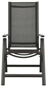 vidaXL Σετ Επίπλων Mπιστρό 3 Τεμαχίων Μαύρο / Ανθρακί