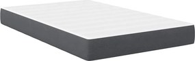 vidaXL Στρώμα Κρεβατιού με στρώμα Γκρι 120 x 200 cm ύφασμα