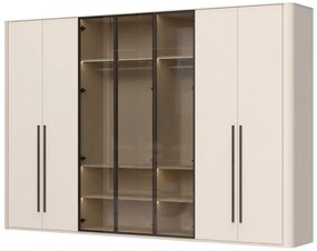 Ντουλάπα Dutchess επτάφυλλη glass