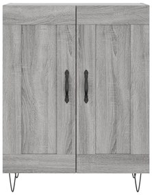 vidaXL Ντουλάπι Γκρι Sonoma 69,5 x 34 x 90 εκ. από Επεξεργασμένο Ξύλο