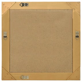 vidaXL Καθρέφτης Τοίχου με Μπαρόκ Στιλ Χρυσός 60 x 60 εκ.