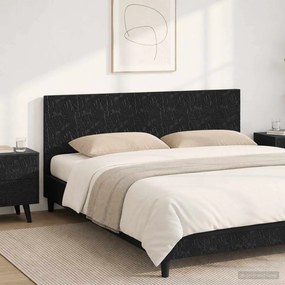 vidaXL Κεφαλάρι Τοίχου DELFT Μαύρο Επεξεργασμένο Ξύλο