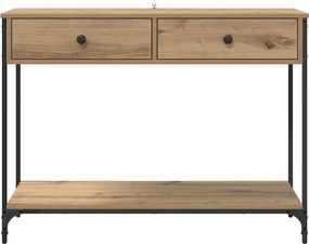 vidaXL Τραπέζι κονσόλας Artisan Oak 100 x 34,5 x 75 εκ.