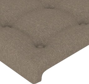 vidaXL Κεφαλάρι Κρεβατιού Μπεζ 144x5x118/128 εκ. Ύφασμα