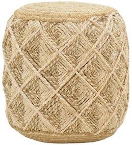 Σκαμπό Yton 302-000024 40x40x40cm Beige