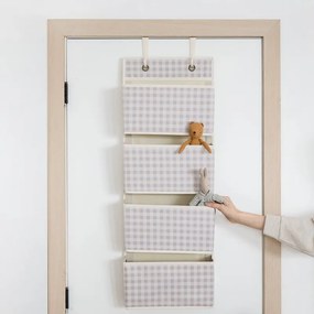 3Sprouts Κρεμαστές θήκες, Gingham beige
