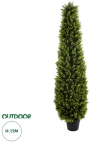 20394 GloboStar® Artificial Garden CYPRESSUS SEMPERVIRENS 20394 Τεχνητό Διακοσμητικό Φυτό Μεσογειακό Κυπαρίσσι Υ120cm