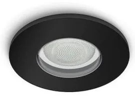 Έξυπνο Χωνευτό Σποτ Μπάνιου Μαύρο ΙΡ44 Led GU10 5,7W RGBW Hue Xamento 929003526101 Philips Hue-929003526101-Μαύρο 929003526101