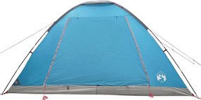 vidaXL Σκηνή Camping με στέγη Μπλε 6 ατόμων Πολυεστέρας και Χάλυβας