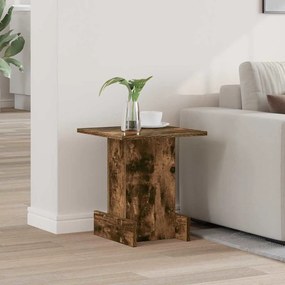 vidaXL End Table Καπνιστό Δρύς 35,5 x 35 x 40 εκ Επεξεργασμένο ξύλο