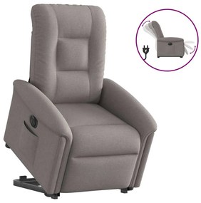 Πολυθρόνα Ηλεκτρική Ανακλ.Taupe Υφασμάτινη