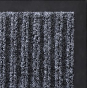 vidaXL Πατάκι Πόρτας Γκρι 90 x 120 εκ. από PVC
