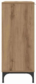vidaXL Πλαϊνό γραφείο με συρτάρι artisan δρυς 89.5 x 33 x 82 εκ.