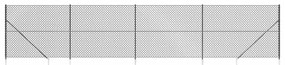 vidaXL Συρματόπλεγμα Περίφραξης Ανθρακί 1,4 x 10 μ. με Καρφωτές Βάσεις