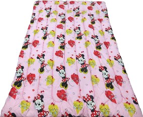 Πάπλωμα Μονό (160x250) 2 Όψεων Dimcol Micro Minnie 031