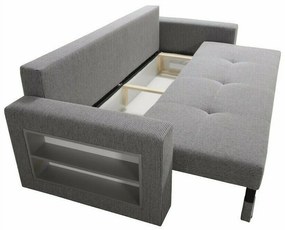 Καναπές κρεβάτι Decatur 100, Αριθμός θέσεων: 4, Αποθηκευτικός χώρος, 88x236x92cm, 117 kg, Πόδια: Ξύλο | Epipla1.gr