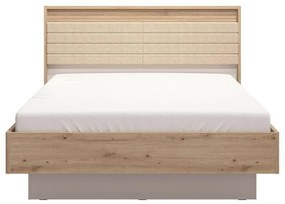 Ξύλινο Κρεβάτι Modena 160 Artisan - Cashmere - Artisan Matt Μπέζ 160x200 εκ. 174x209x115 εκ.