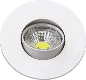 Σποτ κινητό αλουμινίου για λάμπες GU10 230V σε λευκό χρώμα