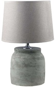 Φωτιστικό Επιτραπέζιο Lindos 032190 24x24x54cm Ε27 40W Mint Grey-Beige