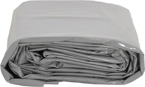 vidaXL Μουσαμάς Γκρι 650 γρ./μ.² 4x5 μ.