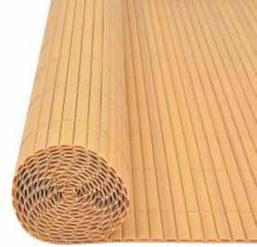 vidaXL Περίφραξη Κήπου Διπλής Όψης Κίτρινη 90 x 400 εκ.