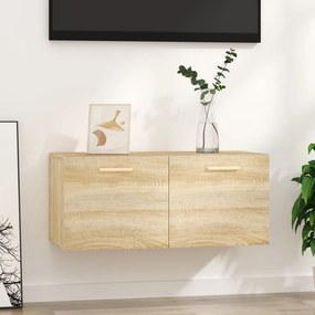 vidaXL Ντουλάπι Τοίχου Sonoma Δρυς 80x35x36,5 εκ. Επεξεργασμένο Ξύλο