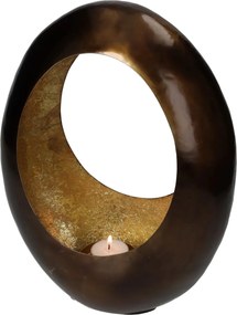 Κηροπήγιο ArteLibre Μπρονζέ Μέταλλο 22x12x30cm