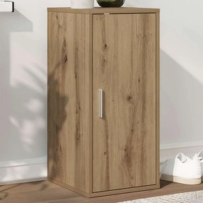 vidaXL Παπουτσοθήκη Τεχνίτης Δρυς 32x35x70 εκ. από Επεξεργασμένο Ξύλο