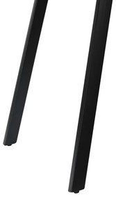 vidaXL Τραπεζαρία 180x90x76 εκ. από Ανακυκλωμένο Ξύλο Teak και Ατσάλι
