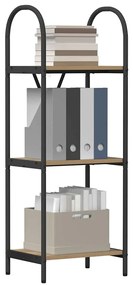 vidaXL Ράφι Βιβλίων artisan δρυς 40 x 30 x 109 εκ Επεξεργασμένο ξύλο