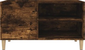 vidaXL Δισκοθήκη Καπνιστή Δρυς 84,5x38x48 εκ. από Επεξεργασμένο Ξύλο