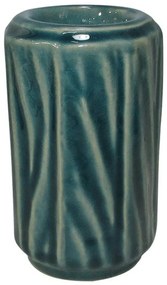 Κηροπήγιο Για Ρεσώ 003-123-043 7,7x7,7x12,8cm Green Ceramic