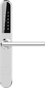Ultra Slim Bluetooth κλειδαριά με ψηφιακό πληκτρολόγιο LILIWISE S31A-S σε ασημί χρώμα