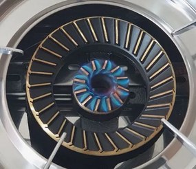 PROTON SS05 INOX Διπλή Εστία χαμηλής πίεσης