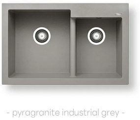 Kitchen Sink Essential Diplos 79x51 cm 2B Industrial Grey