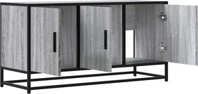 ντουλάπι τηλεόρασης vidaXL Γκρι Sonoma 100x35x50 cm