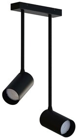 Φωτιστικό Οροφής - Σποτ Mono Long 7730 2xGU10 10W Black Nowodvorski Metal, Plastic
