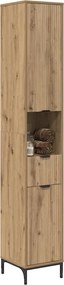 vidaXL Ντουλάπι Μπάνιου Artisan Oak 31,5 x 33 x 190 εκ.
