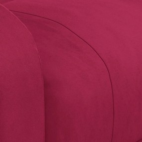 vidaXL Πολυθρόνα Ανακλινόμενη Μπορντό Βελούδινη